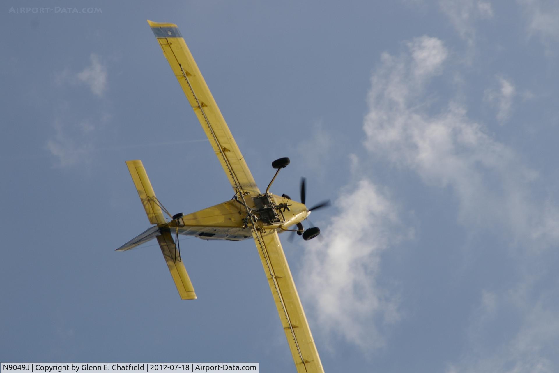 N9049J, 1999 Air Tractor Inc AT-602 C/N 602-0550, Over my house in North Liberty, IA