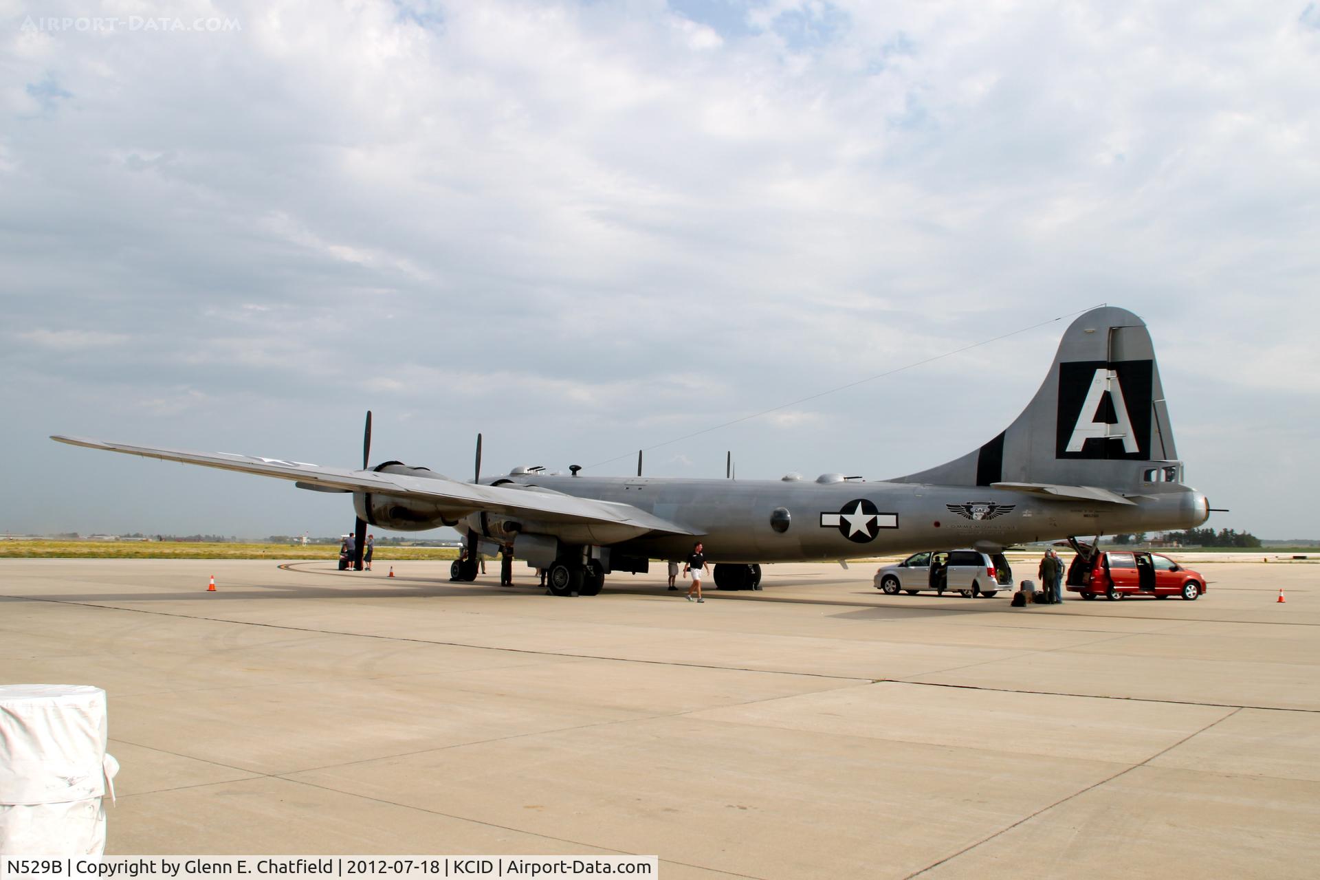 N529B, 1944 Boeing B-29A-60-BN Superfortress C/N 11547, On the PS Air ramp