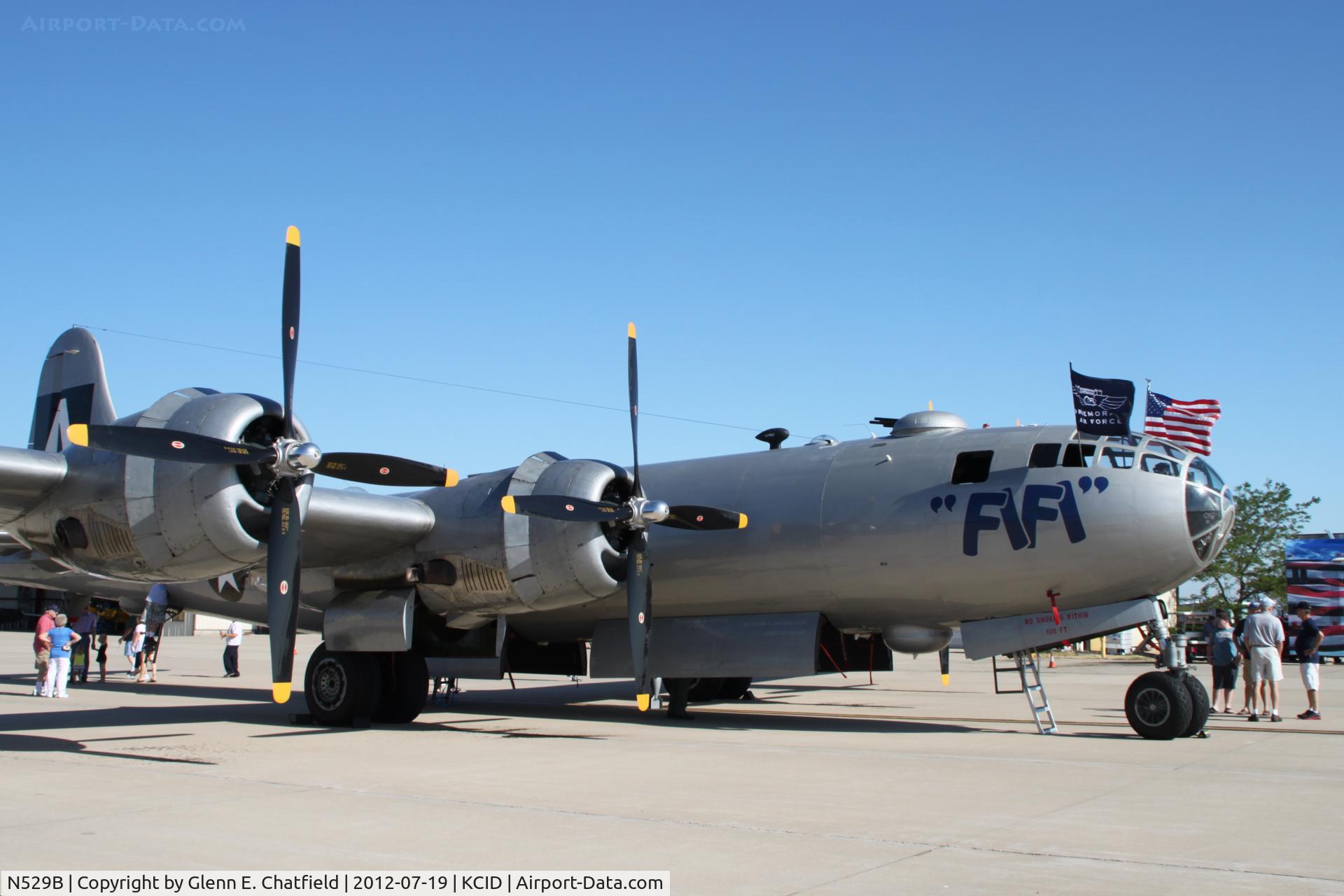N529B, 1944 Boeing B-29A-60-BN Superfortress C/N 11547, On the PS Air Ramp