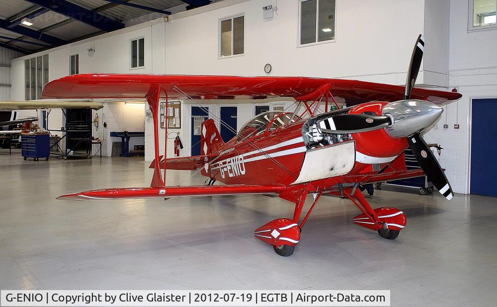 G-ENIO, Pitts S-2C Special C/N 6083, Ex: N31PS > G-ENIO - Originally owned to, Aviat Aircraft (UK) Ltd in September 2008 nd currently with, Advanced Flying (London) Ltd since December 2008.