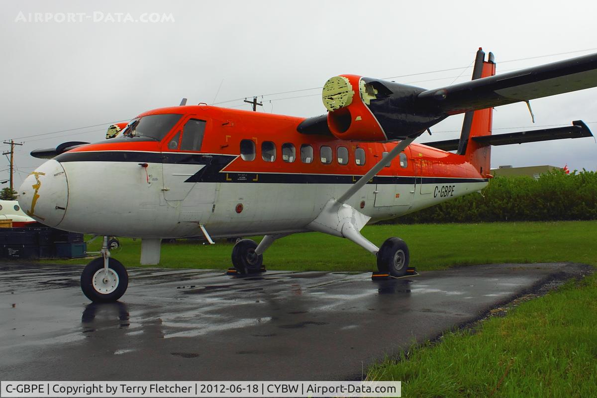 C-GBPE, 1966 De Havilland Canada DHC-6-100 Twin Otter C/N 21, 1966 De Havilland Canada DHC-6-100 Twin Otter, c/n: 21 at Springbank , Alberta