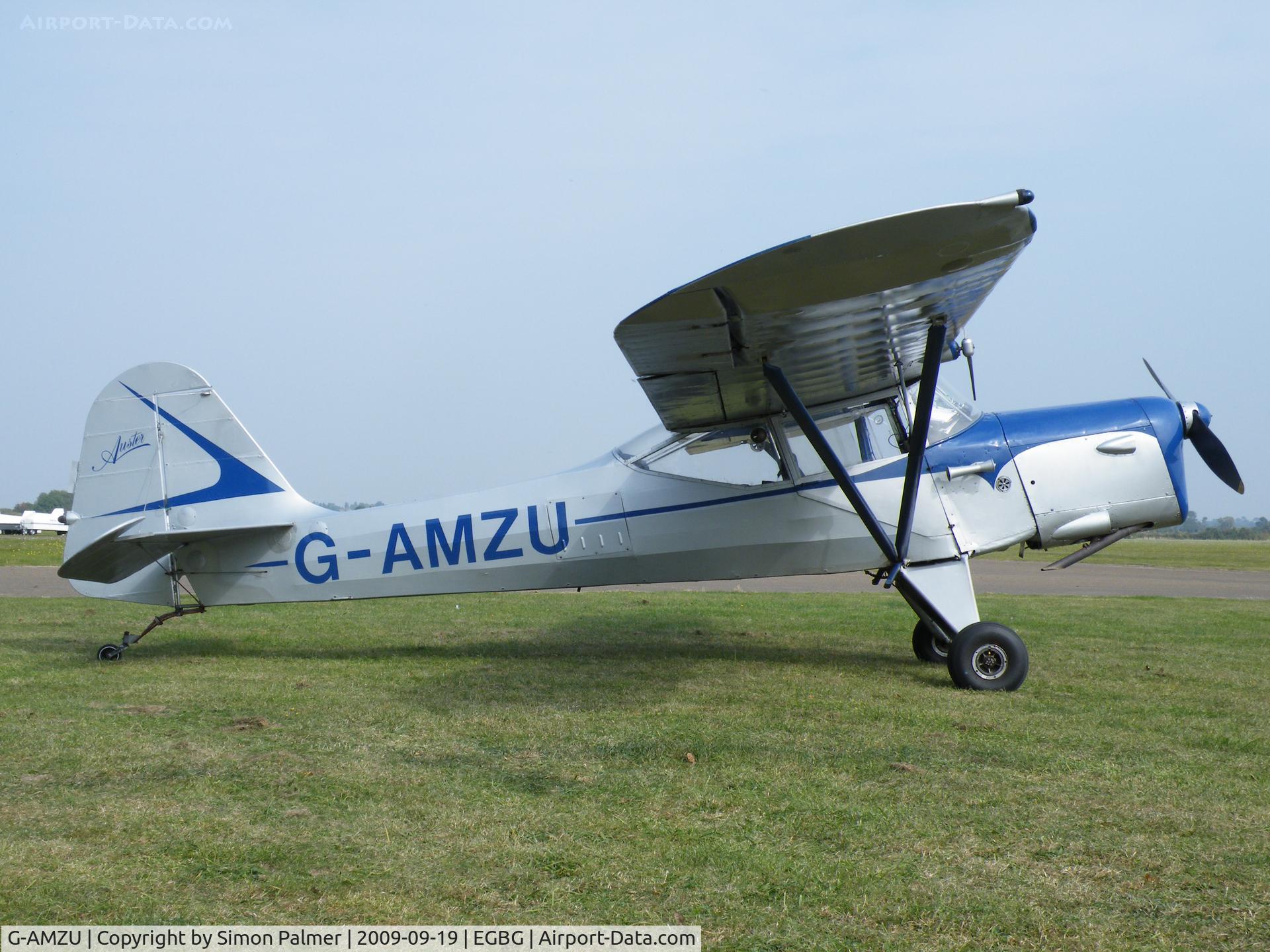 G-AMZU, 1953 Auster J-5F Aiglet Trainer C/N 3108, Auster at Leicester airfield