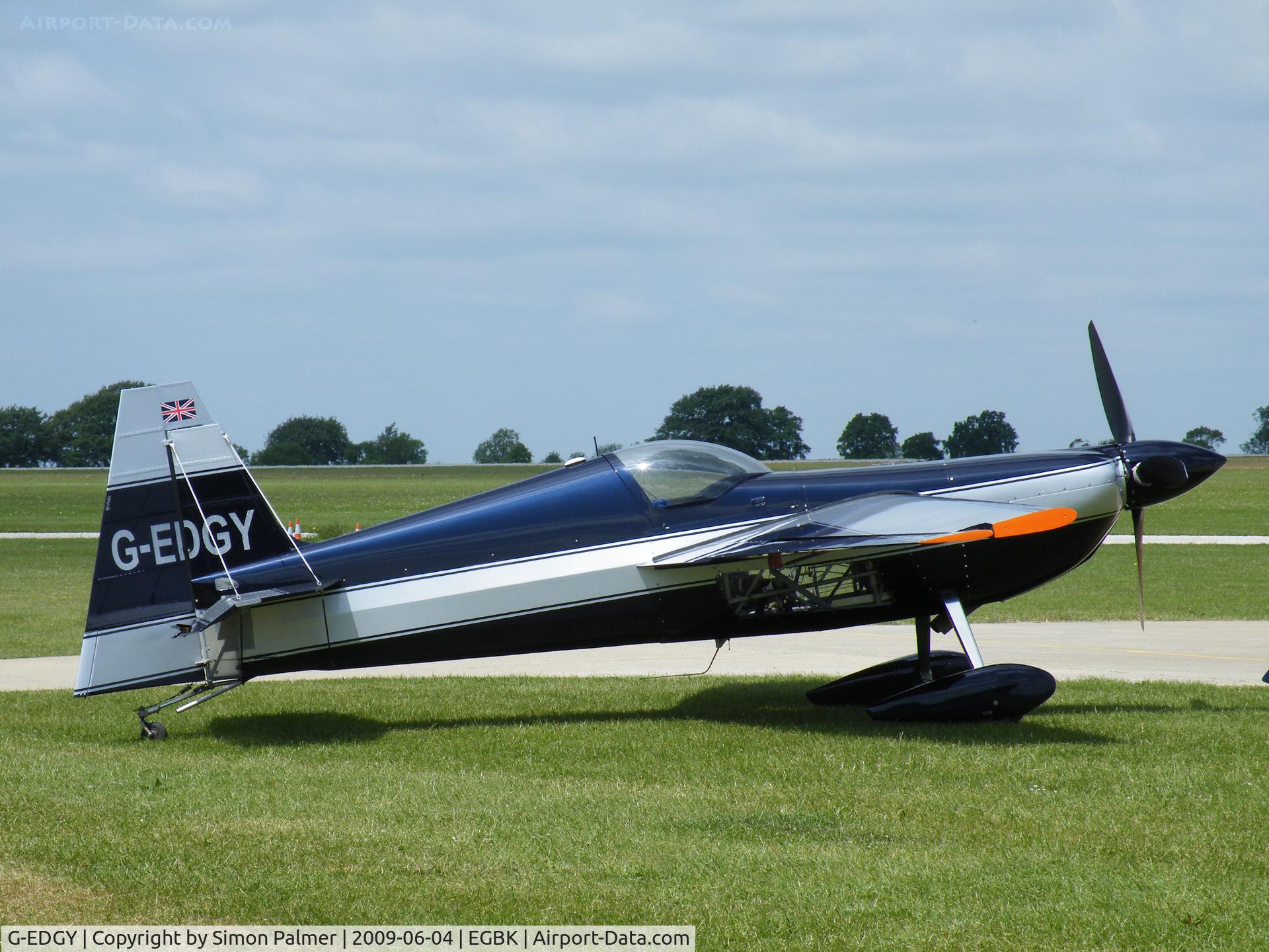 G-EDGY, 2007 Zivko Edge 540 C/N 0018, Zivko Edge aerobatic mount at Sywell