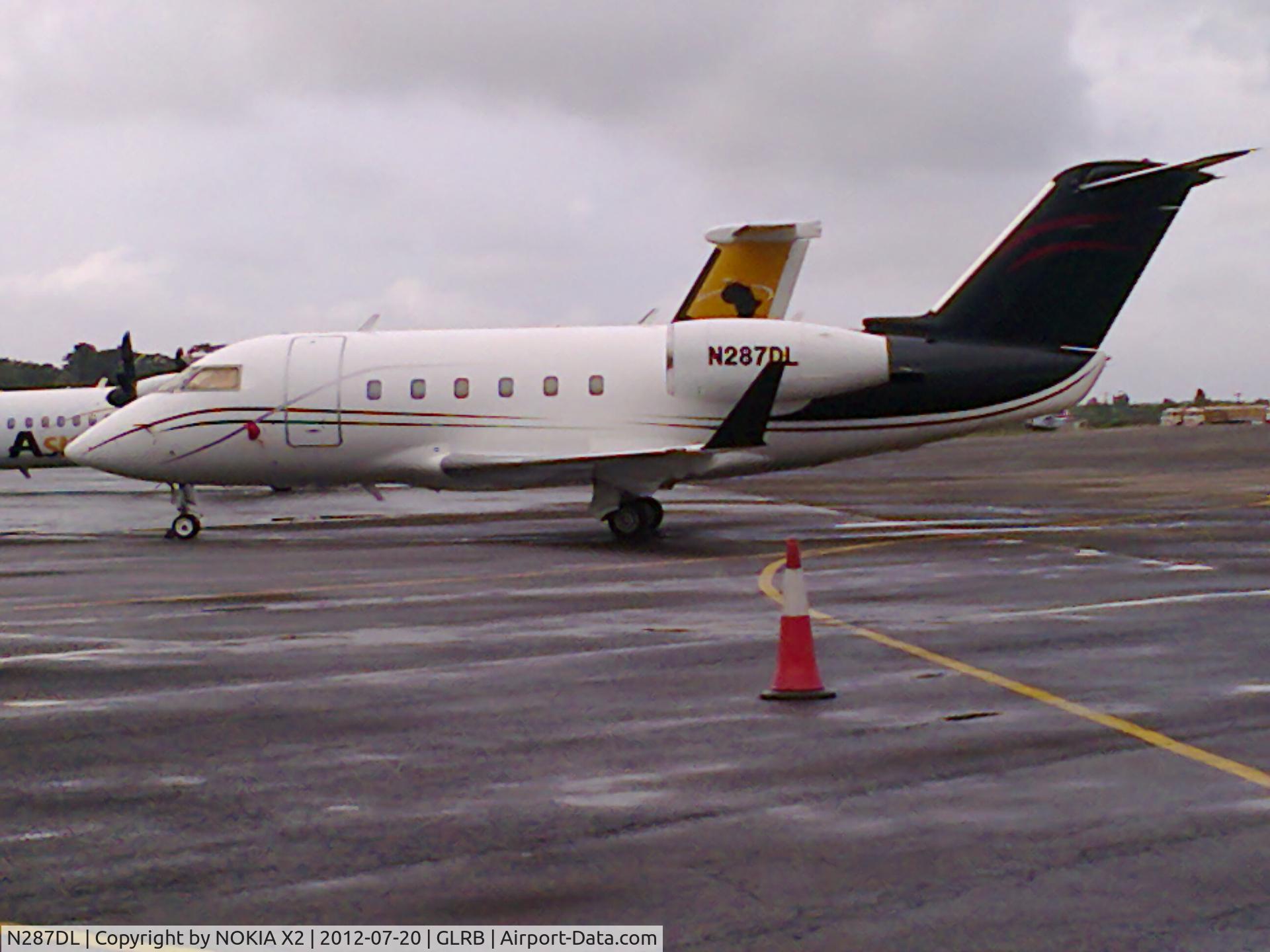 N287DL, 1982 Canadair Challenger CE-144 (CL-600-1A11) C/N 1065, MONROVIA, LIBERIA