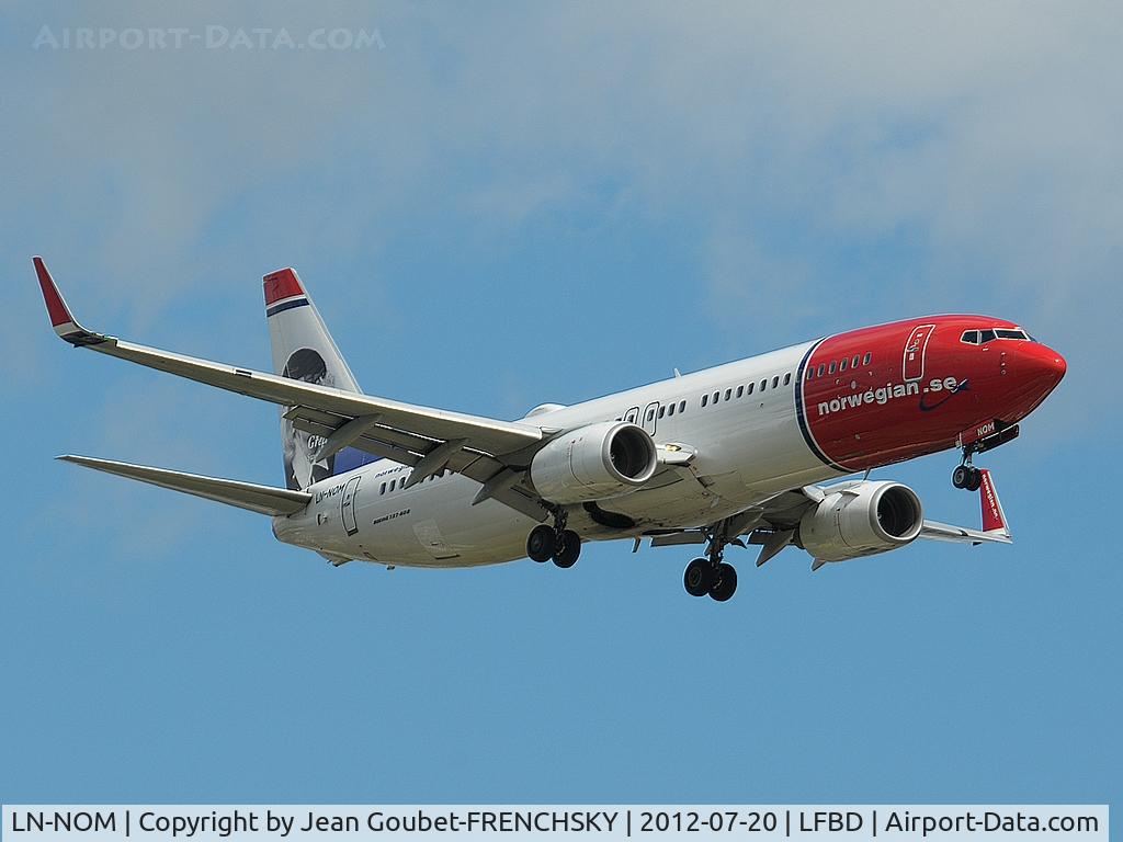 LN-NOM, 2001 Boeing 737-86N C/N 28642, DY1452 from OSLO-GARDE