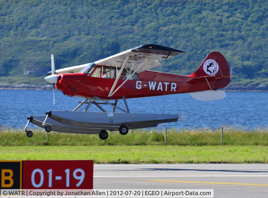 G-WATR, 1988 Christen A-1 Husky C/N 1040, Landing at Oban (Connel) airport.
