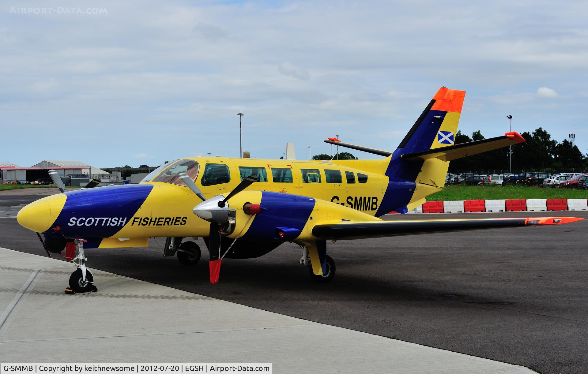G-SMMB, 2008 Reims Cessna F406 Caravan II C/N F406-0095, Staying overnight with SaxonAir.