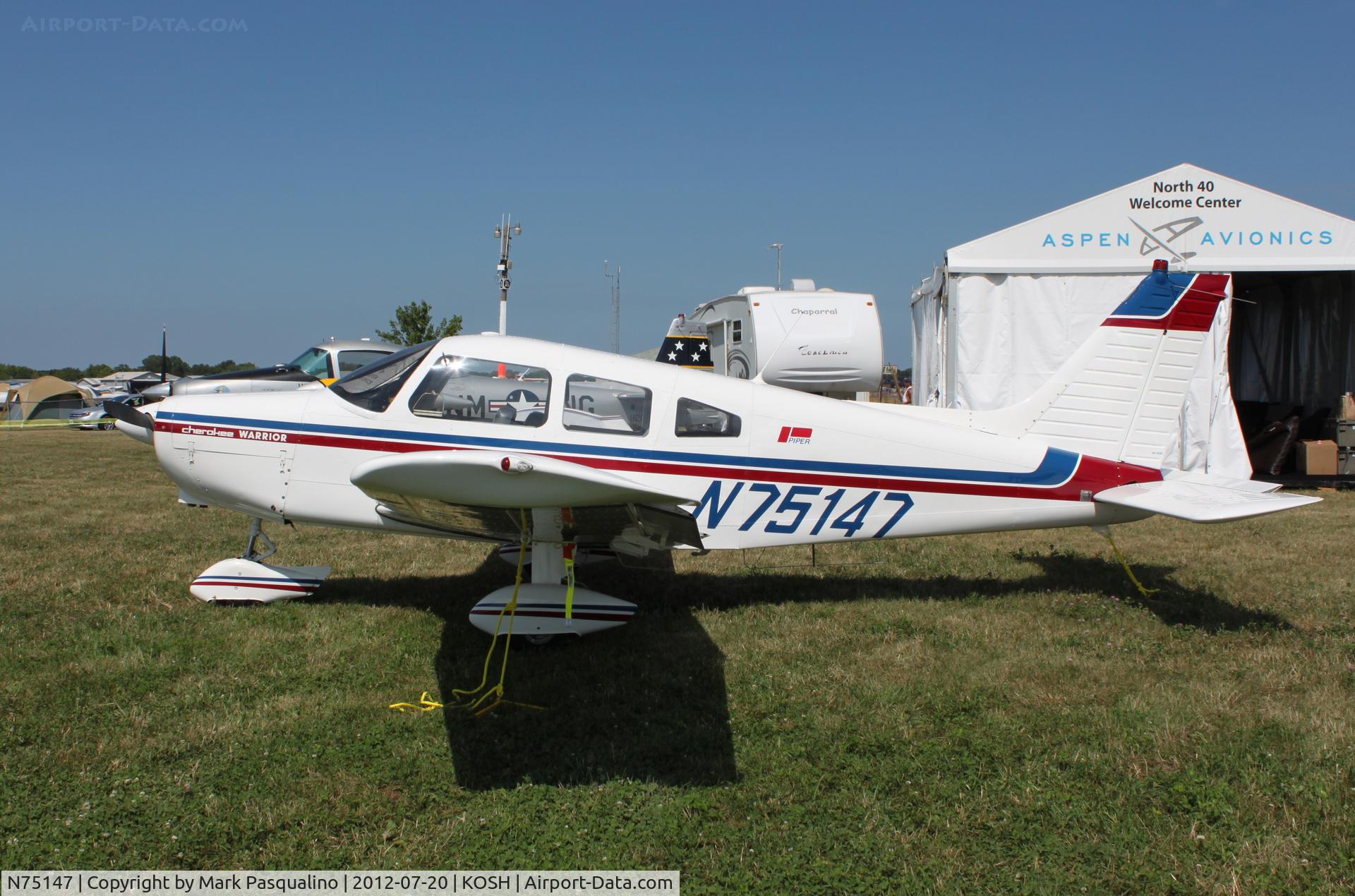 N75147, 1976 Piper PA-28-151 Cherokee Warrior C/N 28-7615258, Piper PA-28-151