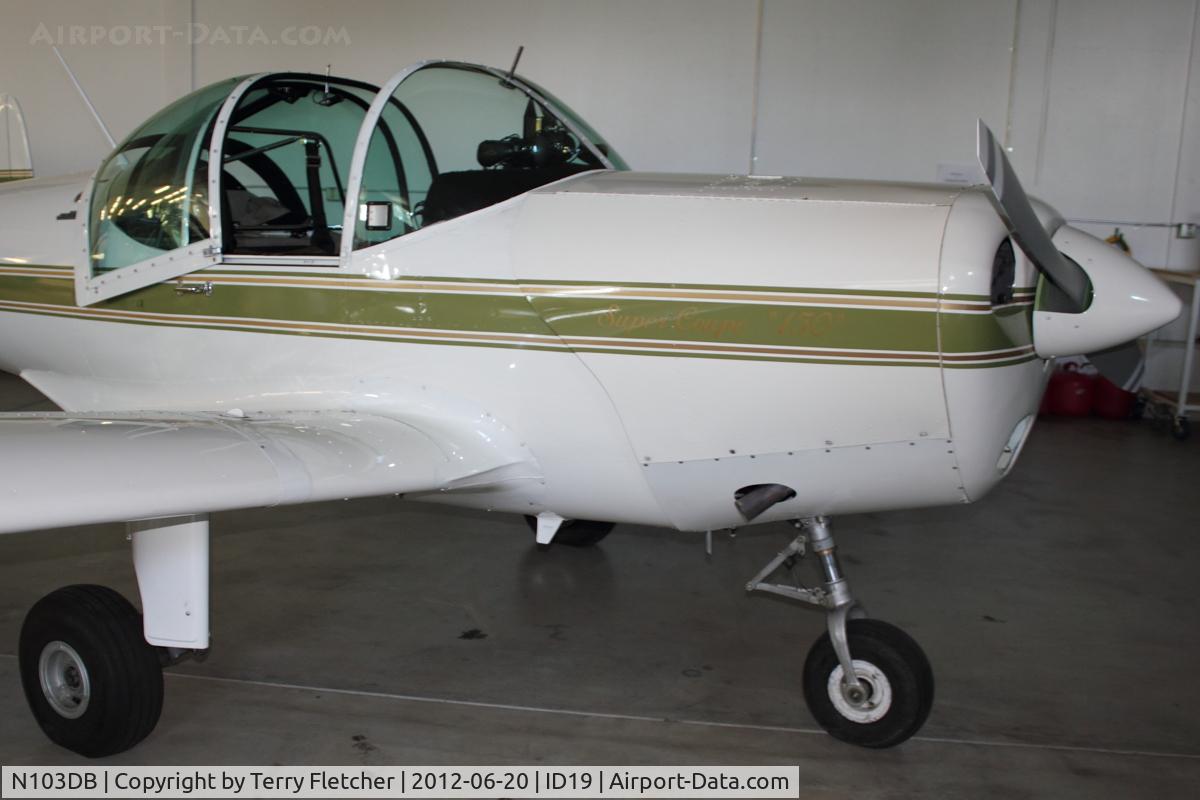 N103DB, Alon A-2 Aircoupe C/N A-86, On display at Bird Aviation Museum and Invention Center, near Sagle , Idaho