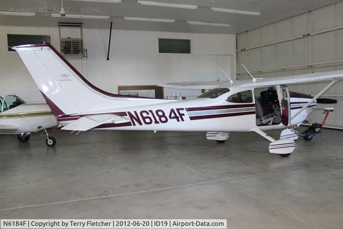 N6184F, 1975 Cessna 182P Skylane C/N 18264118, Hangared at Bird Aviation Museum and Invention Center, near Sagle , Idaho