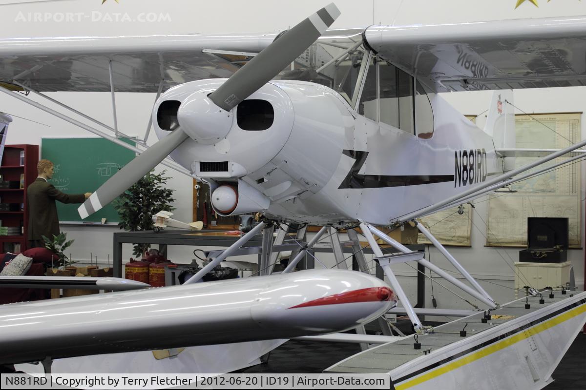 N881RD, 1981 Piper PA-18-150 Super Cub C/N 18-8109047, On display at Bird Aviation Museum and Invention Center, near Sagle , Idaho