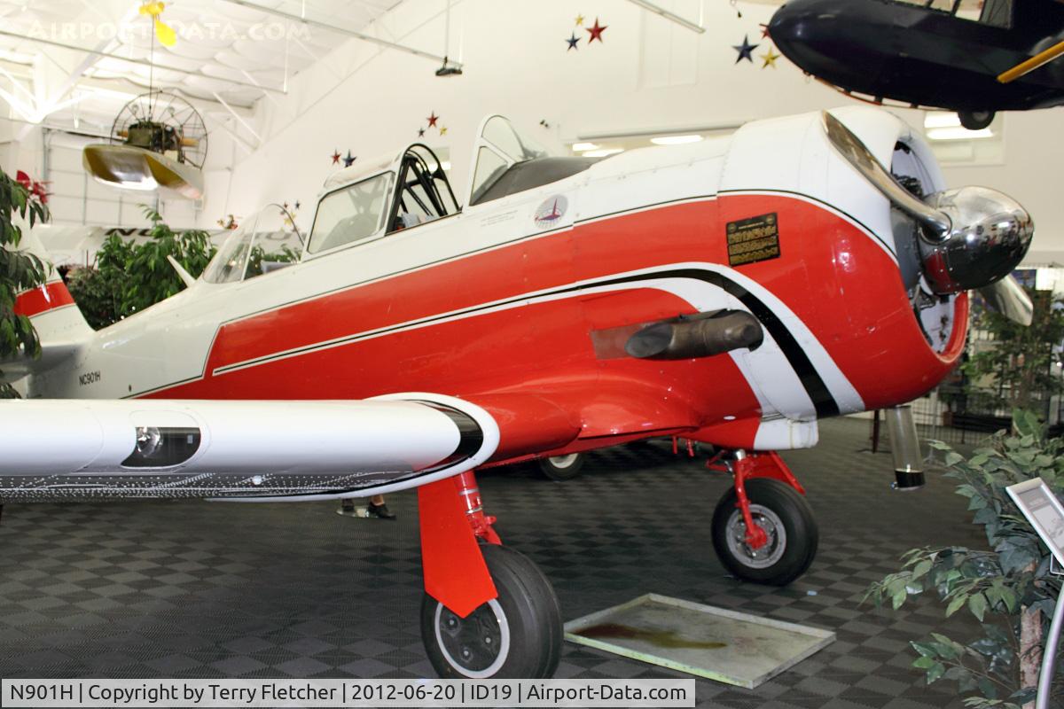 N901H, 1941 North American Harvard II C/N 75-3439A, On display at Bird Aviation Museum and Invention Center, near Sagle , Idaho
