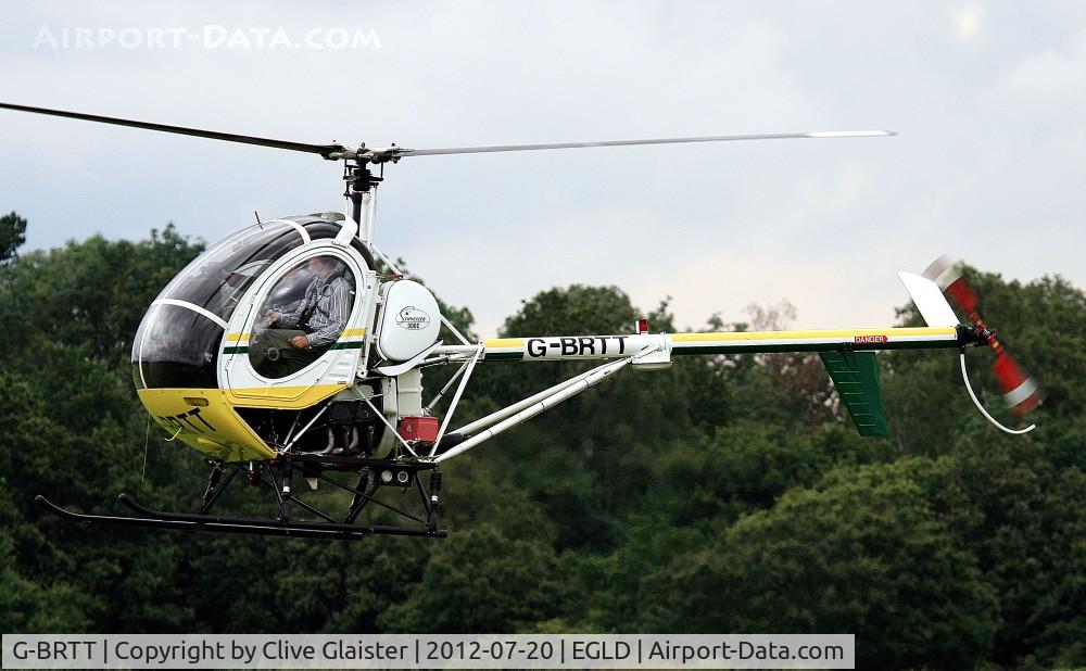 G-BRTT, 1989 Schweizer 269C C/N S 1411, Once owned to, C.S.E. Aviation Ltd in December 1989 and currently with, Technical Exponents Ltd since October 1992.