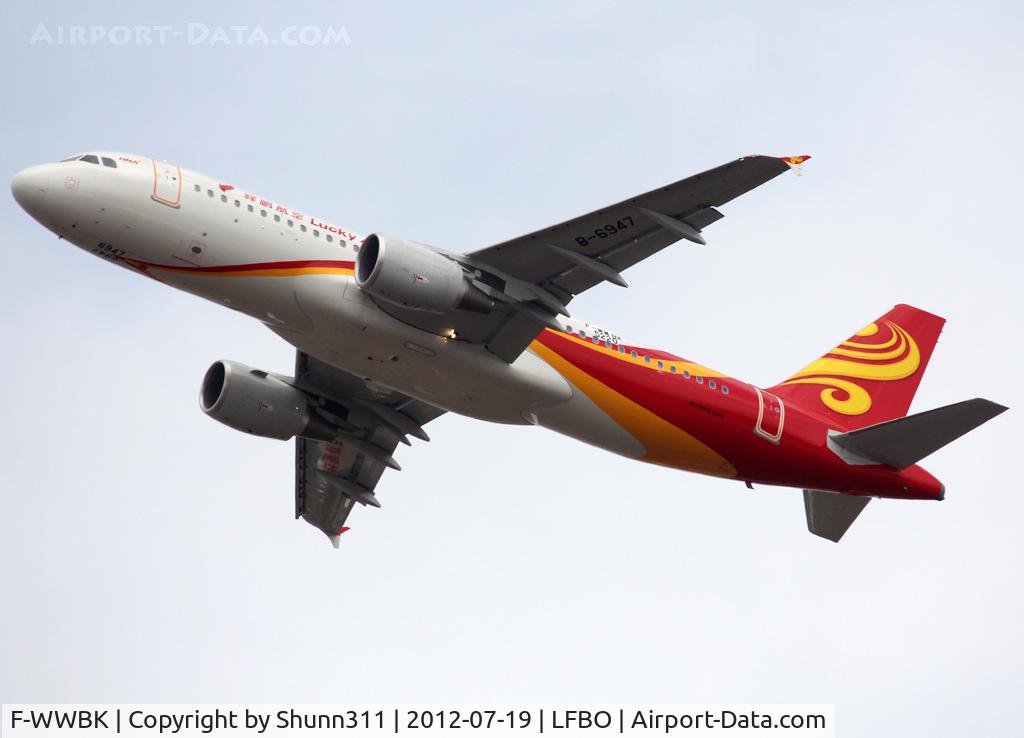 F-WWBK, 2012 Airbus A320-214 C/N 5220, C/n 5220 - To be B-6947