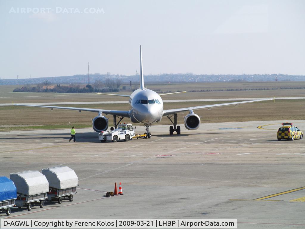 D-AGWL, 2008 Airbus A319-132 C/N 3534, Ferihegy