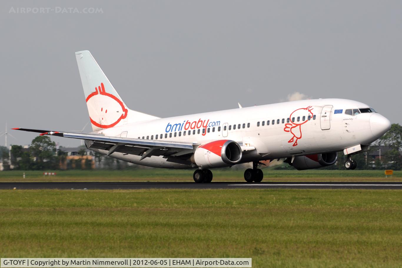 G-TOYF, 1997 Boeing 737-36N C/N 28557, bmibaby