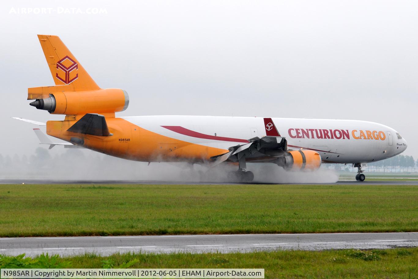 N985AR, 1992 McDonnell Douglas MD-11F C/N 48430, Centurion Cargo