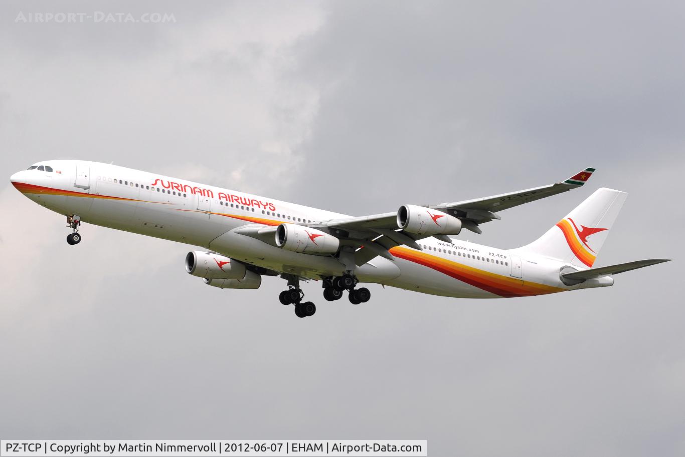 PZ-TCP, 1994 Airbus A340-312 C/N 049, Surinam Airways