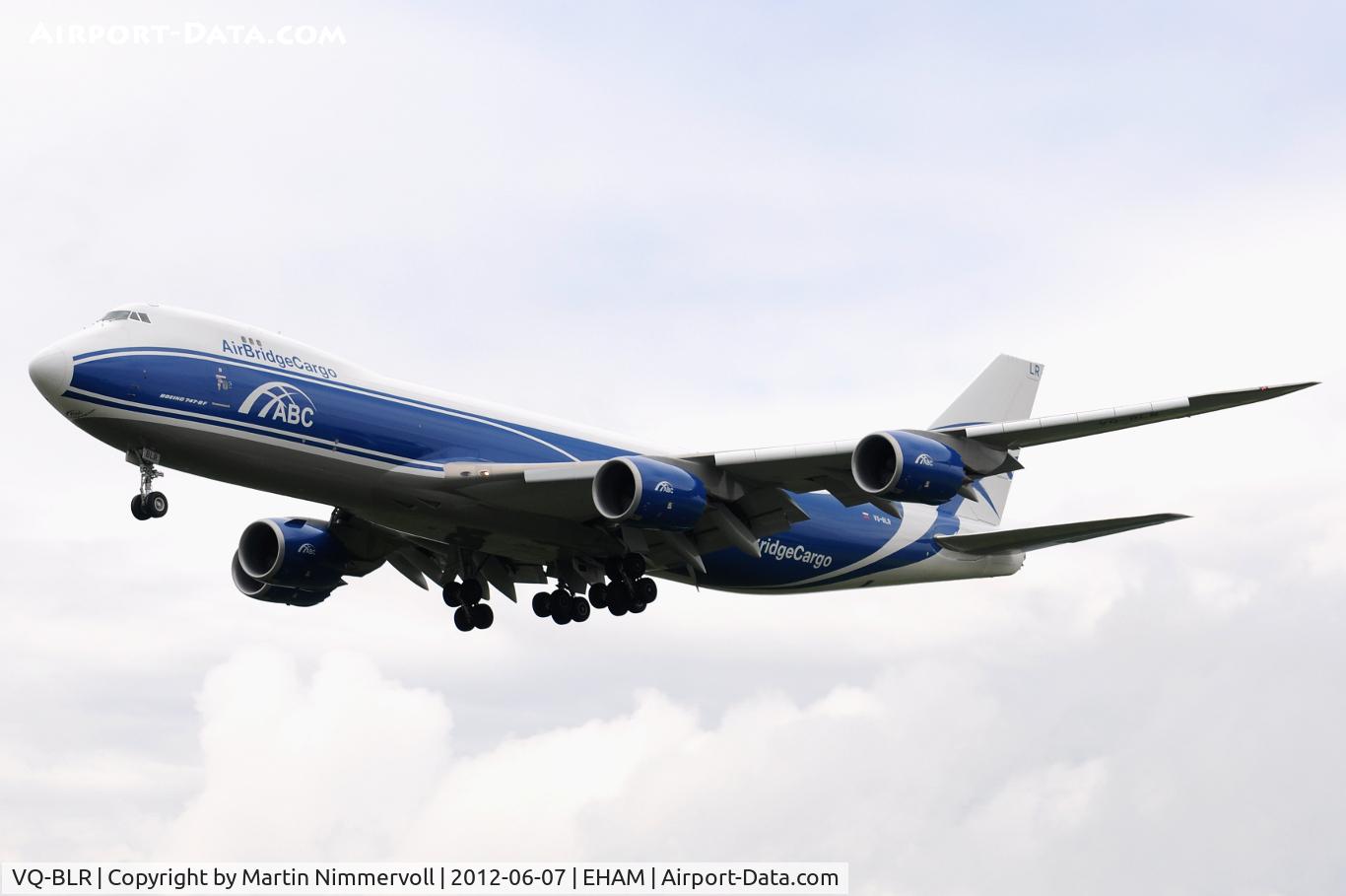 VQ-BLR, 2012 Boeing 747-8HVF C/N 37668, Air Bridge Cargo