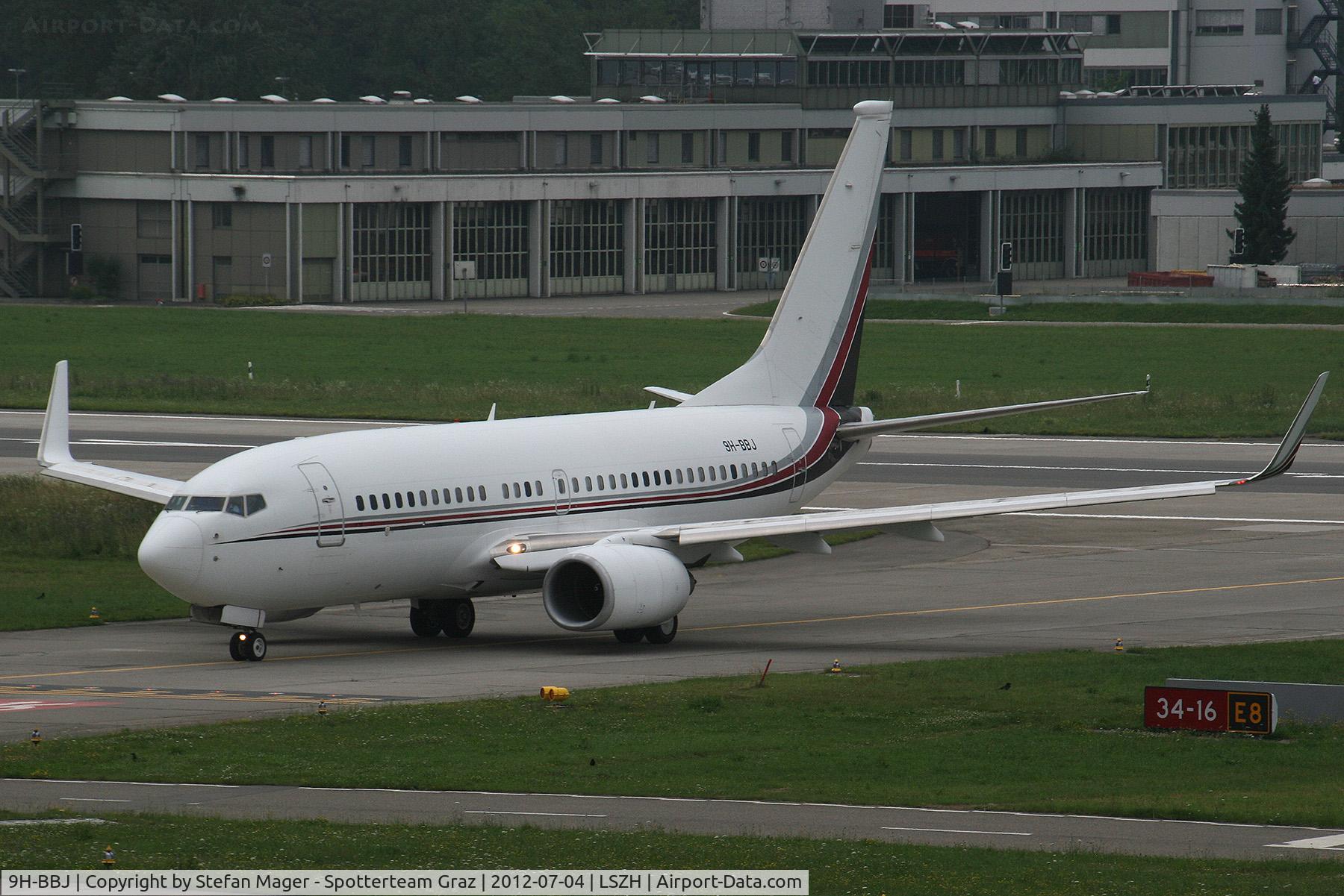 9H-BBJ, 2000 Boeing 737-7BC C/N 30791, BBJ @ZRH