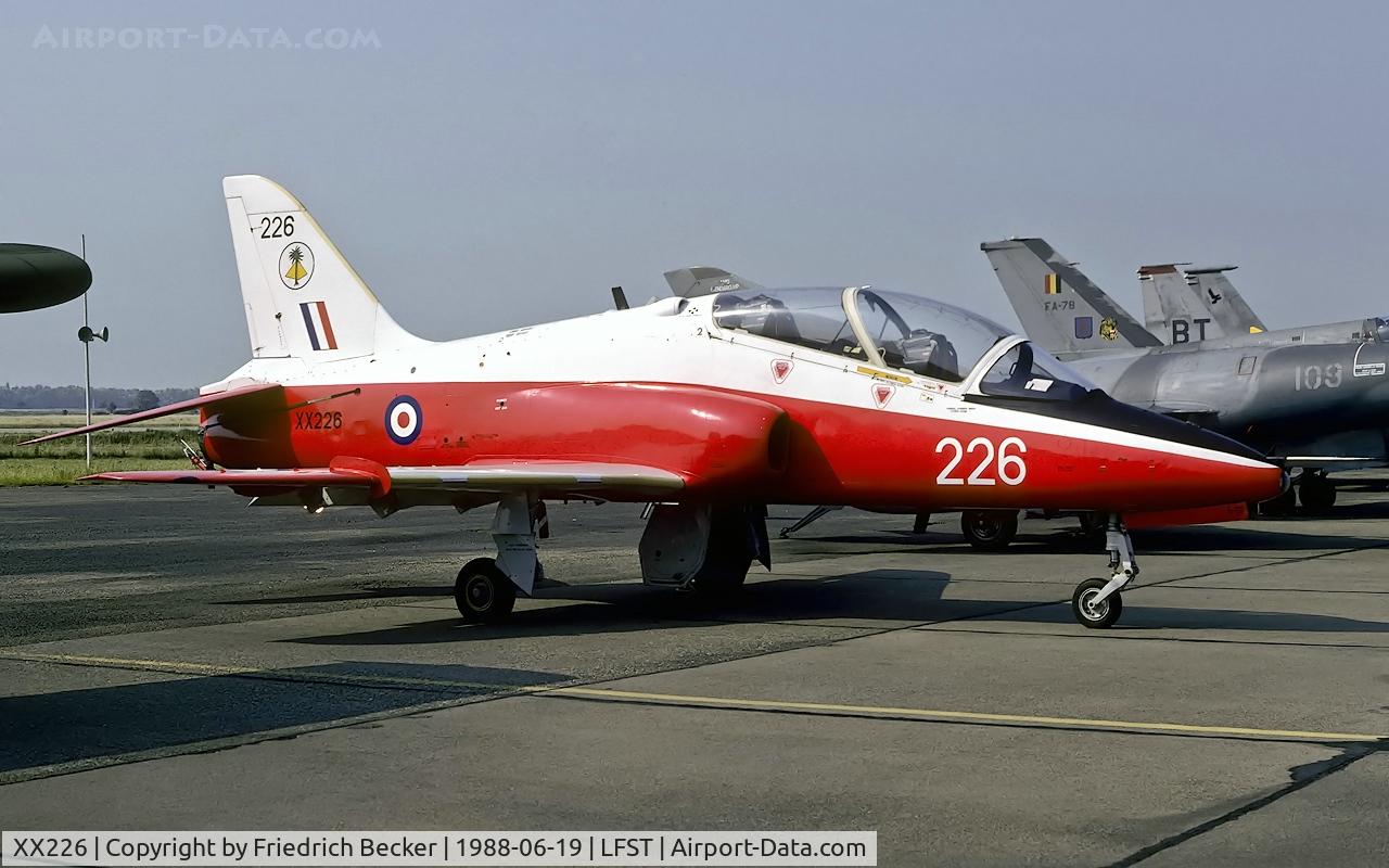 XX226, 1978 Hawker Siddeley Hawk T.1 C/N 062/312062, static display