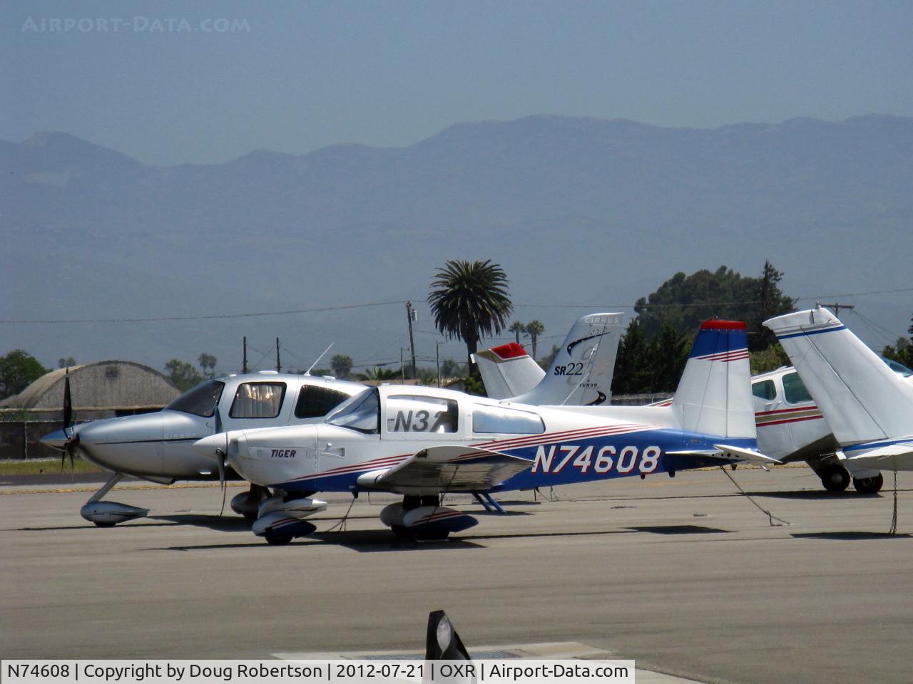 N74608, 1976 Grumman American AA-5B Tiger C/N AA5B0282, 1976 Grumman American AA-5B TIGER, Lycoming O&VO-360 180 Hp