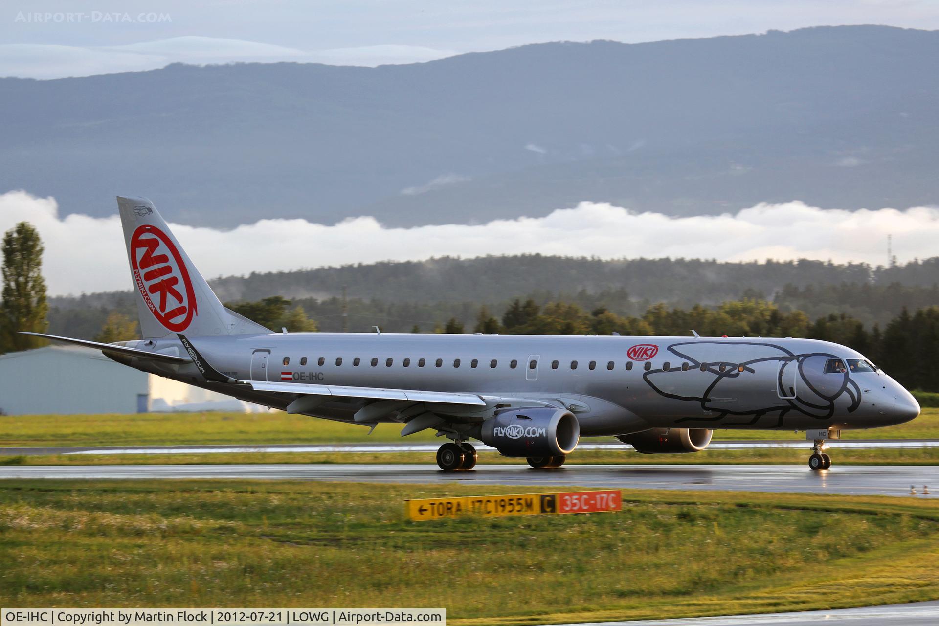 OE-IHC, 2010 Embraer 190LR (ERJ-190-100LR) C/N 19000349, .....