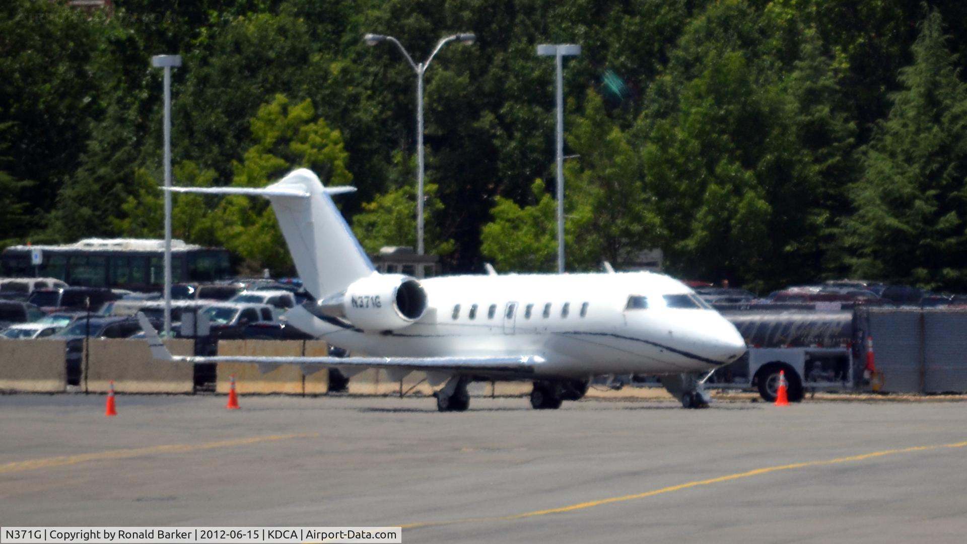 N371G, 2008 Bombardier Challenger 605 (CL-600-2B16) C/N 5741, DCA, VA