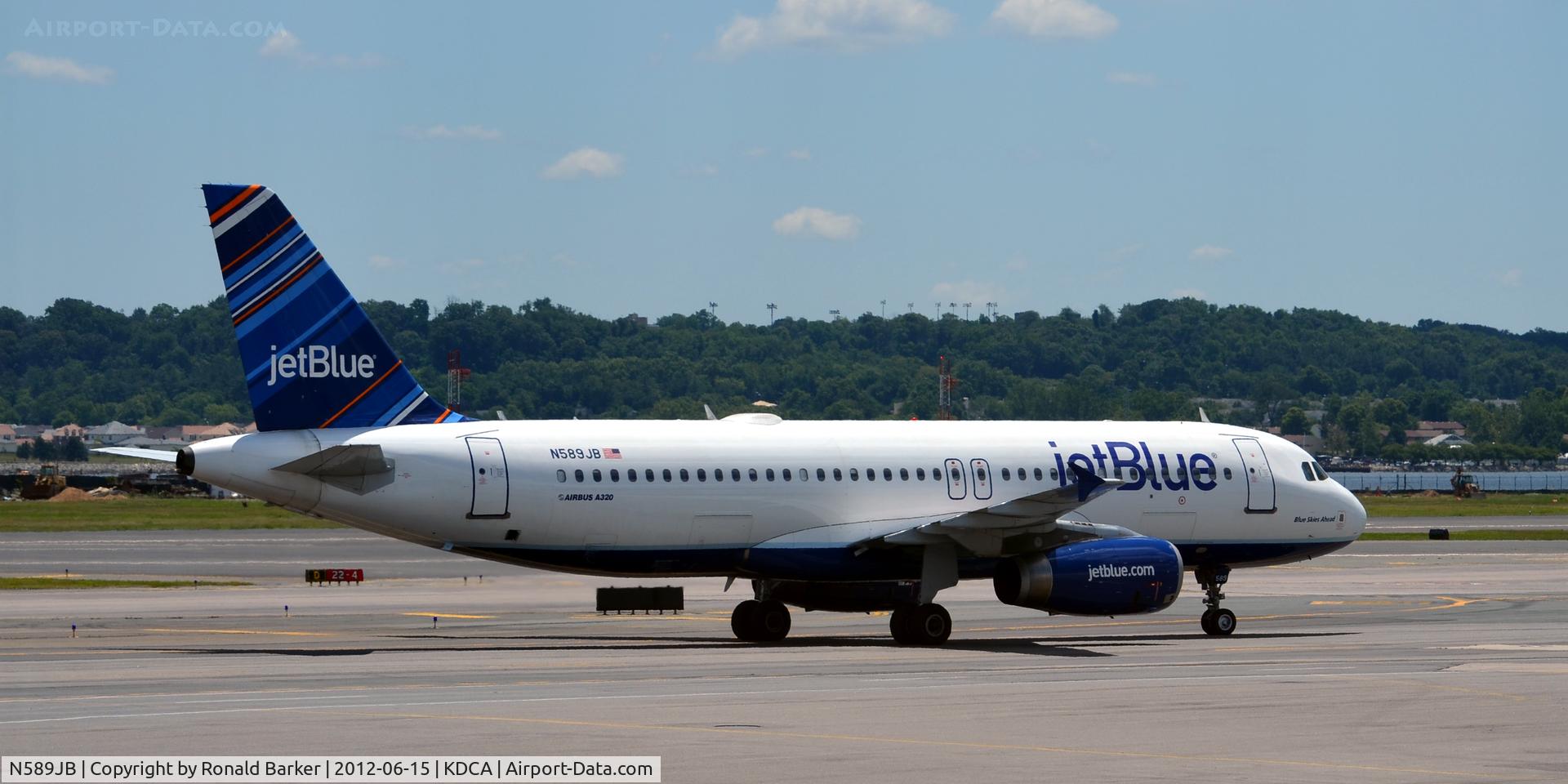 N589JB, 2004 Airbus A320-232 C/N 2215, DCA, VA