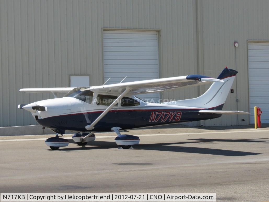 N717KB, 1973 Cessna 182P Skylane C/N 18262171, Parked on the southside of Plames Of Fame museum