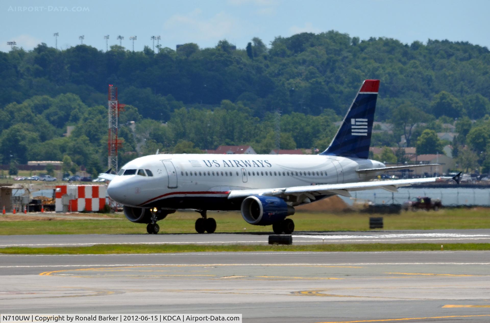 N710UW, 1999 Airbus A319-112 C/N 1019, Takeoff DCA