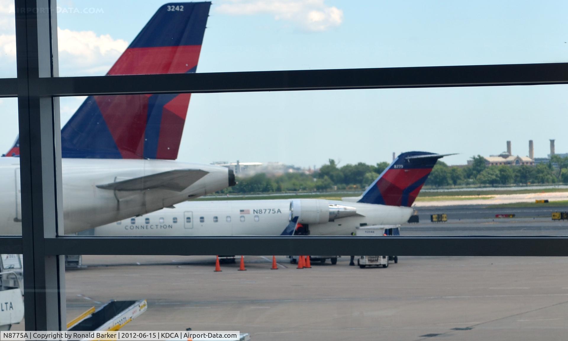 N8775A, 2003 Canadair CRJ-440 (CL-600-2B19) Regional Jet C/N 7775, Taxi DCA