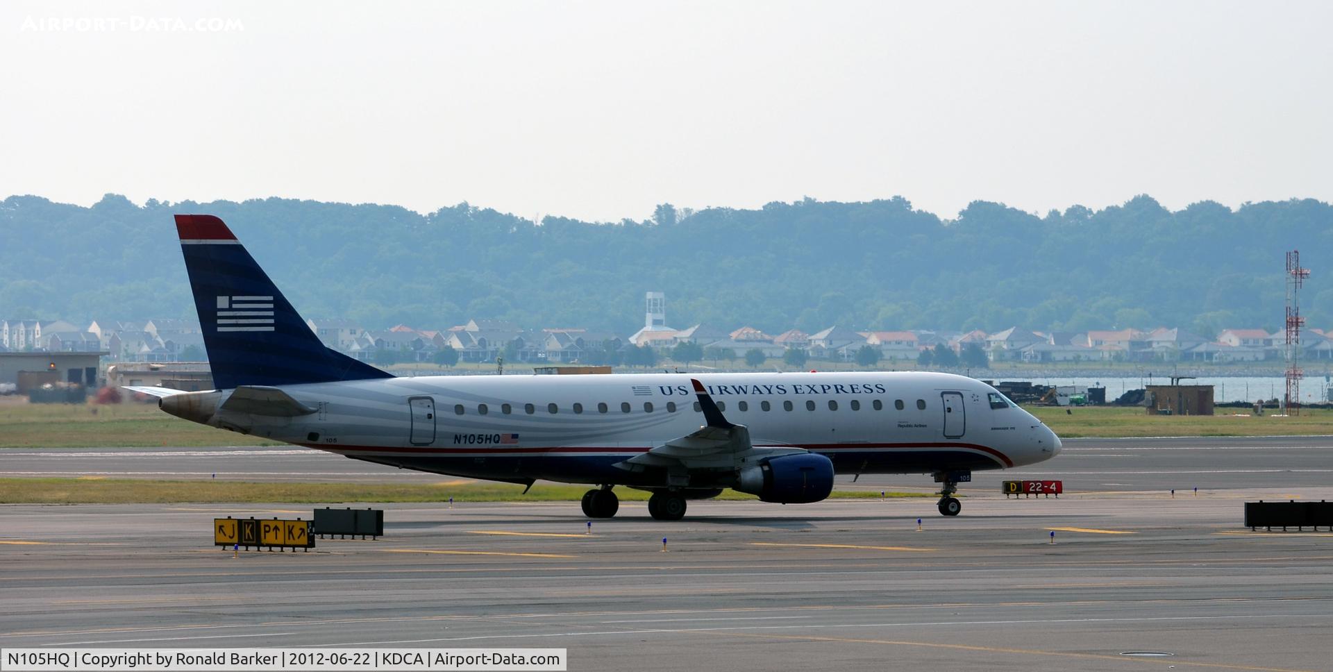 N105HQ, 2007 Embraer 175LR (ERJ-170-200LR) C/N 17000163, DCA, VA