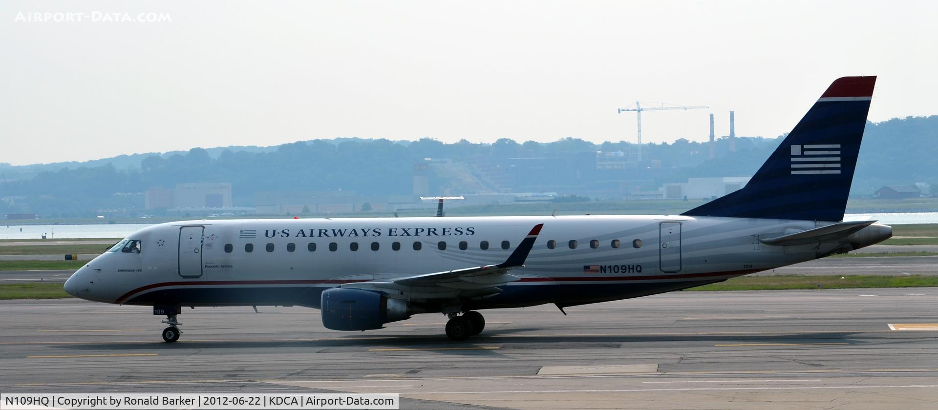 N109HQ, 2007 Embraer 175LR (ERJ-170-200LR) C/N 17000168, DCA, VA