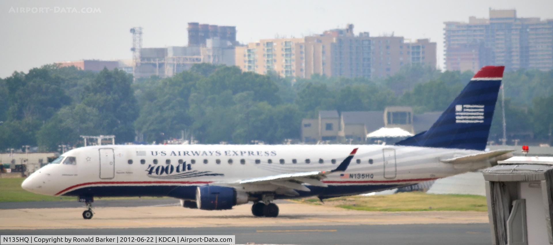 N135HQ, 2008 Embraer 175LR (ERJ-170-200LR) C/N 17000224, Taxi DCA, VA