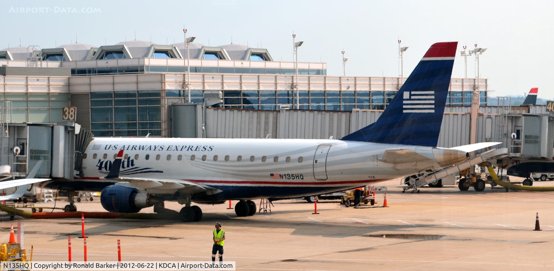 N135HQ, 2008 Embraer 175LR (ERJ-170-200LR) C/N 17000224, Taxi DCA