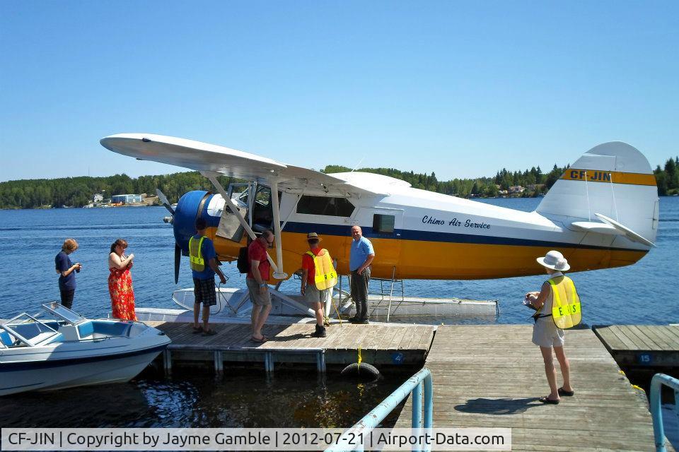 CF-JIN, 1957 Noorduyn Norseman V C/N 55, CF-JIN during Norseman Days 2012 in Red Lake (courtesy CKDR Radio)