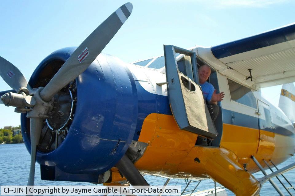 CF-JIN, 1957 Noorduyn Norseman V C/N 55, CF-JIN during Norseman Days 2012 in Red Lake (courtesy CKDR Radio)