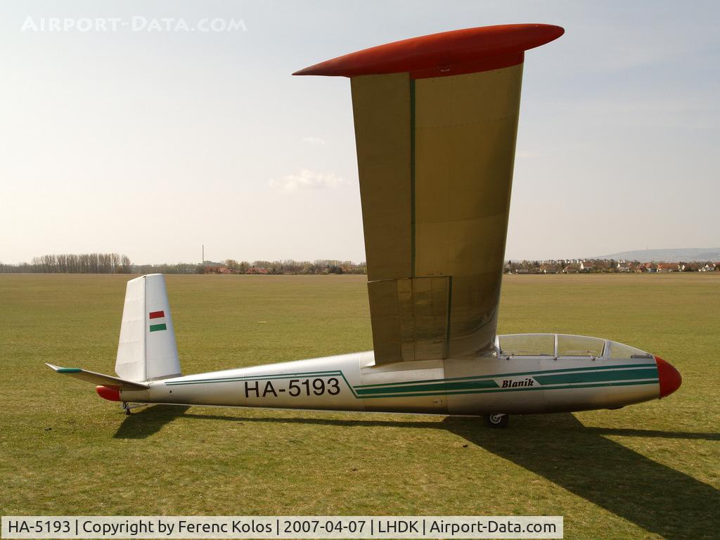 HA-5193, 1977 Let L-13 Blanik C/N 026804, Dunakeszi