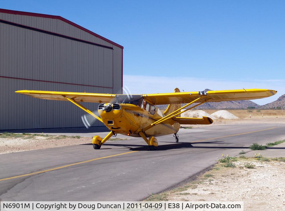 N6901M, 1949 Stinson 108-3 Voyager C/N 108-4901, Seen at Alpine-Casparis Airport in Alpine, Texas