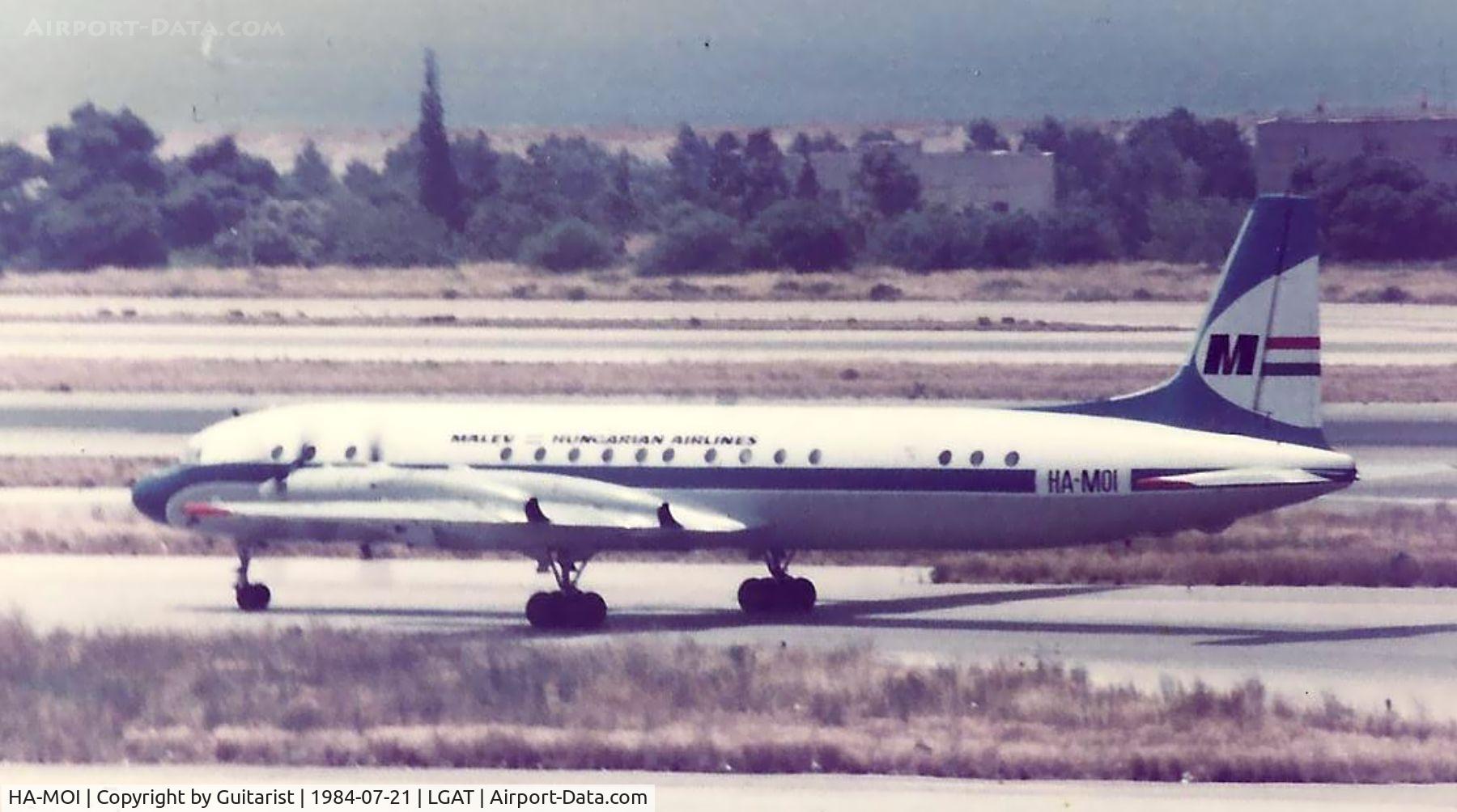 HA-MOI, Ilyushin Il-18D C/N 187010002, They make a nice noise when they taxi past