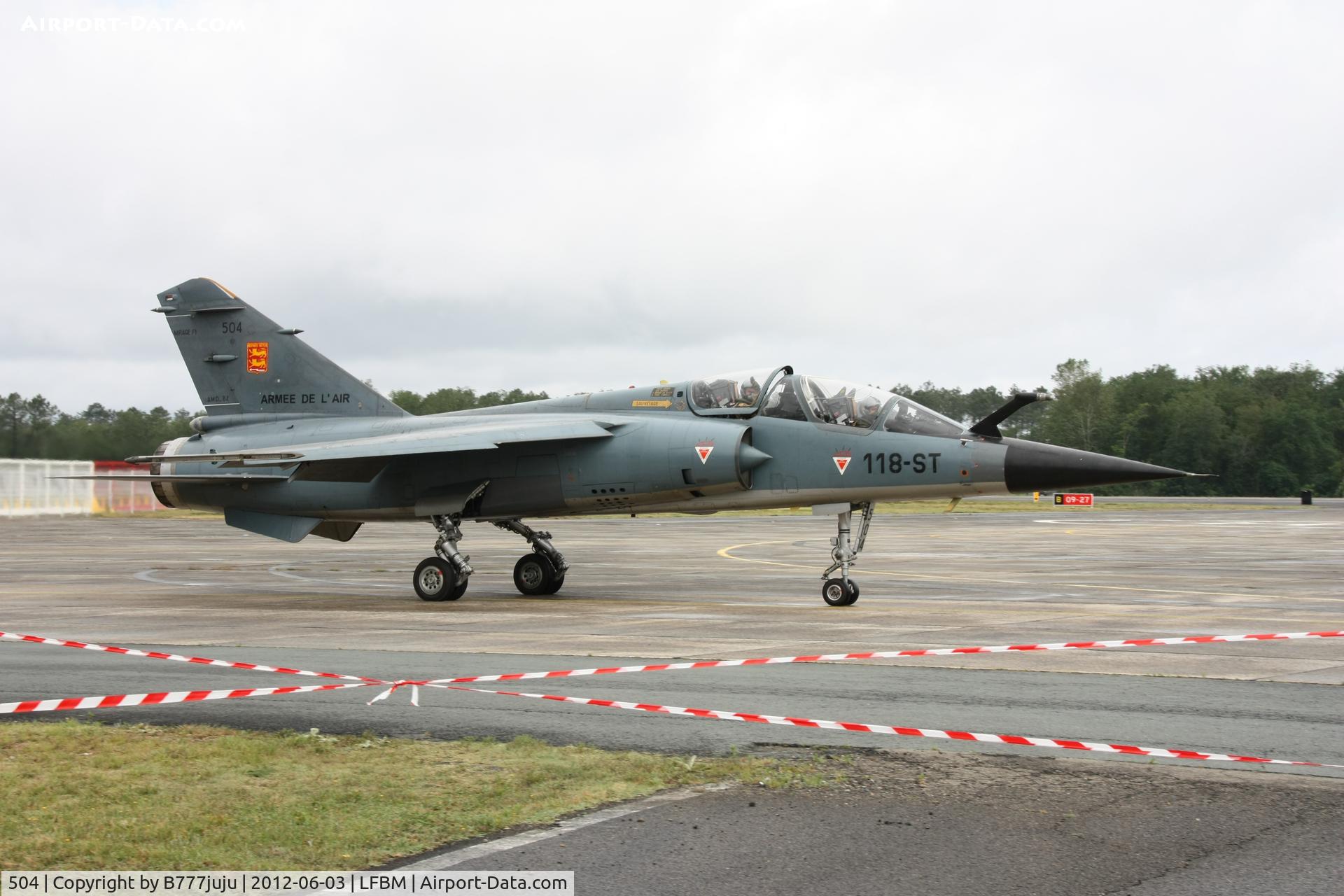 504, Dassault Mirage F.1B C/N 504, at Mont de Marsan