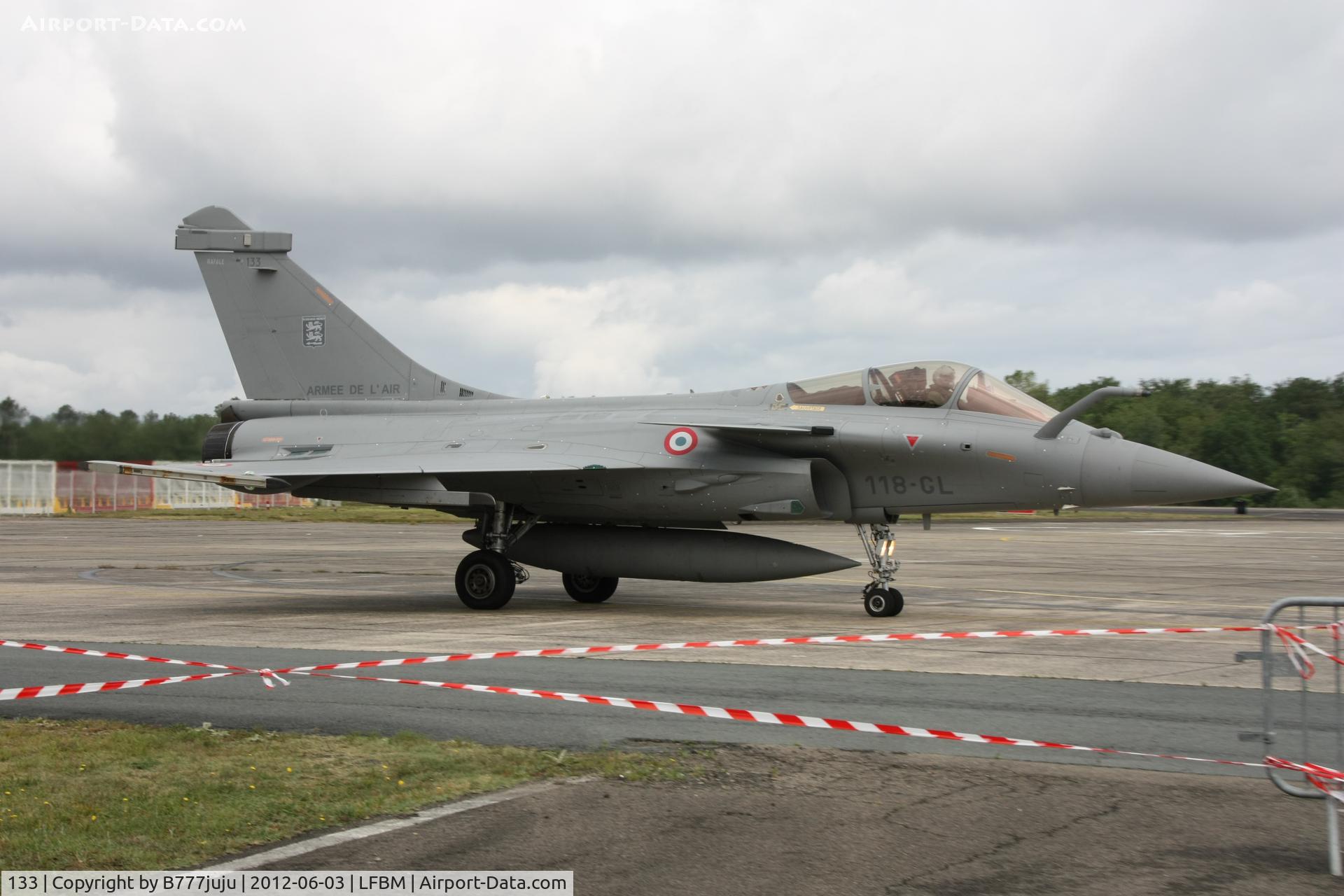 133, Dassault Rafale C C/N 133, at mont de Marsan