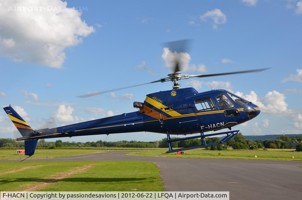 F-HACN, 2008 Eurocopter AS-350B-2 Ecureuil Ecureuil C/N 4415, just landing
