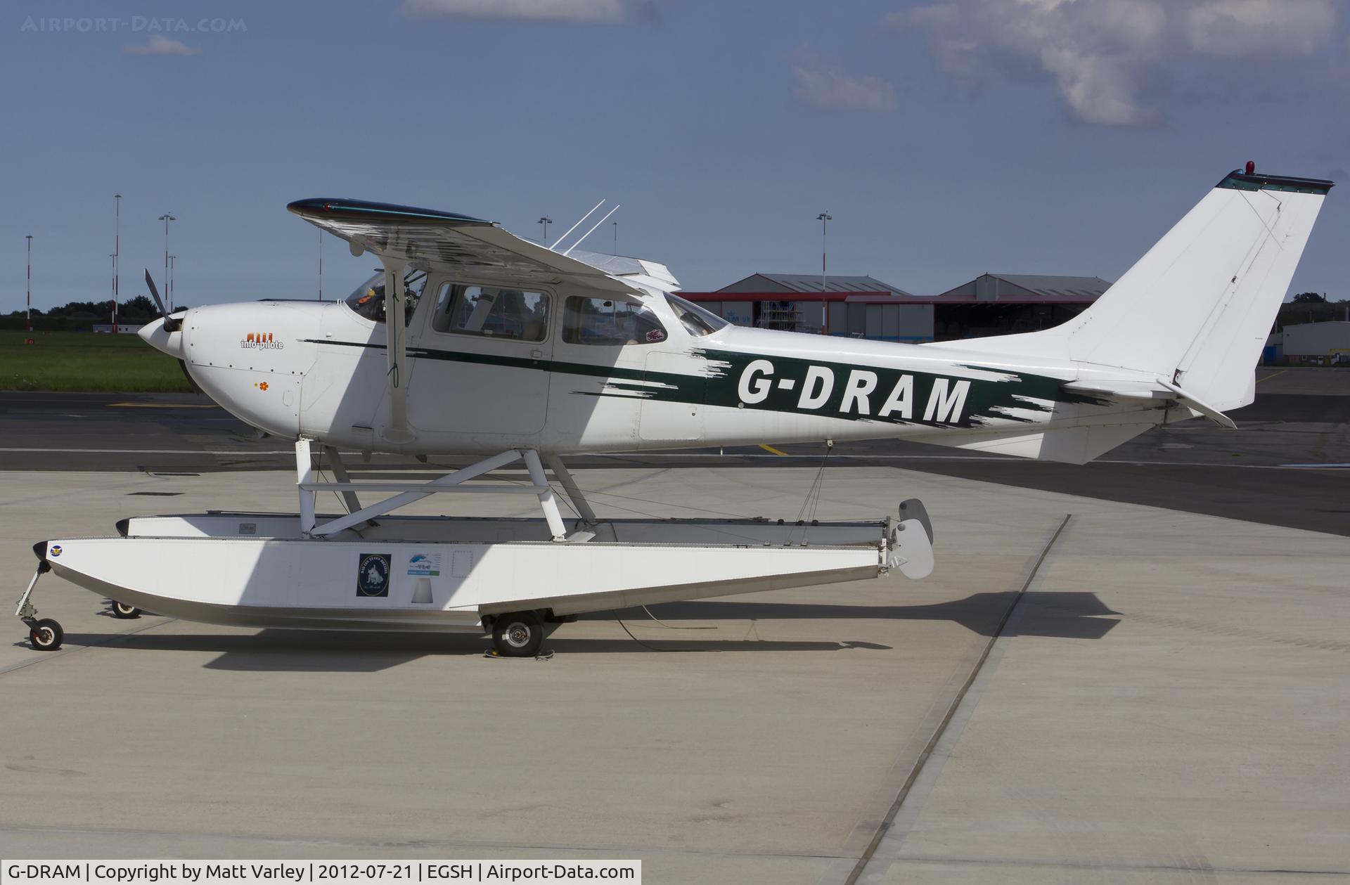 G-DRAM, 1968 Reims FR172F Reims Rocket C/N 0102, Sat on stand at SaxonAir.