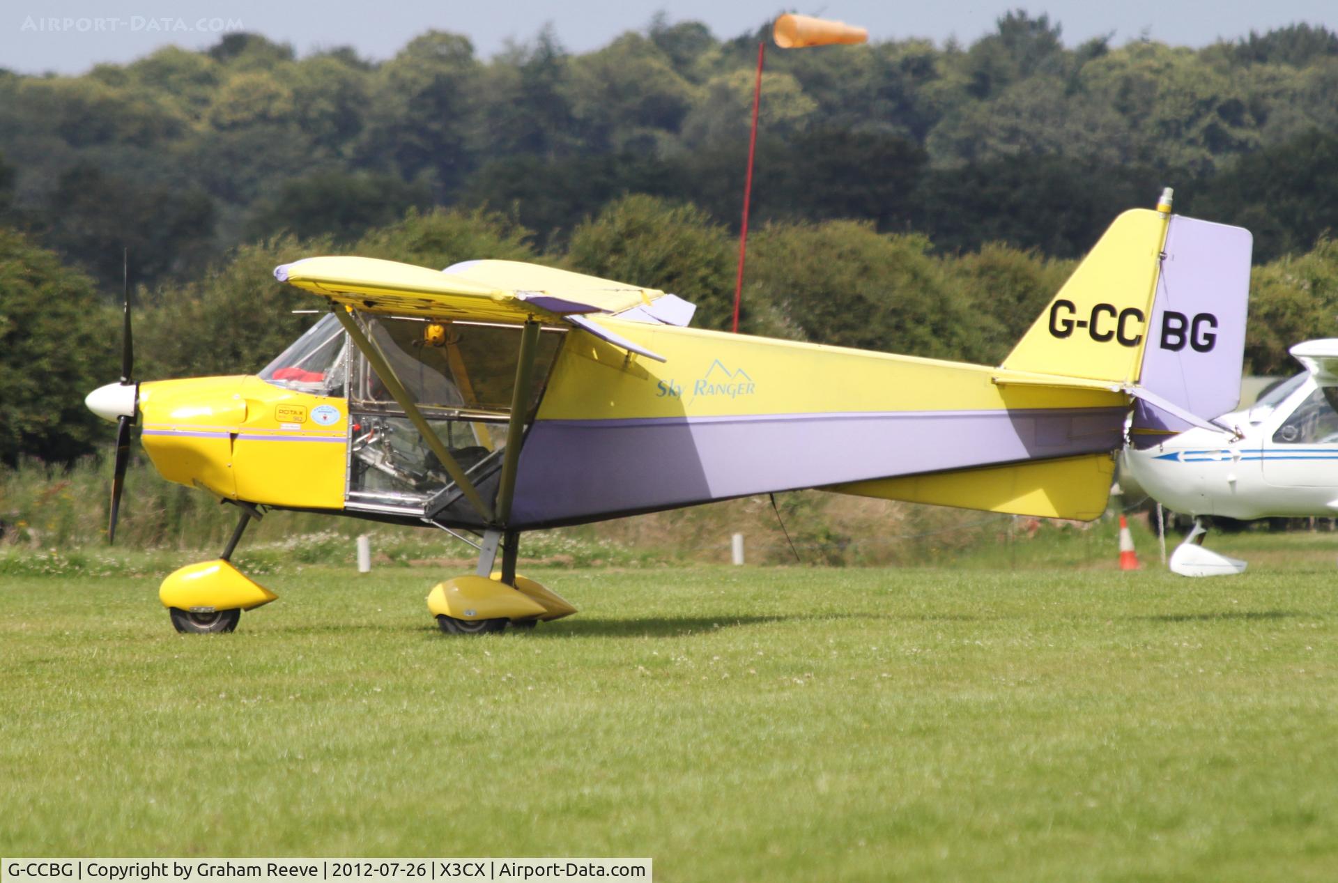 G-CCBG, 2002 Best Off Skyranger 912(2) C/N BMAA/HB/240, Parked at Northrepps.