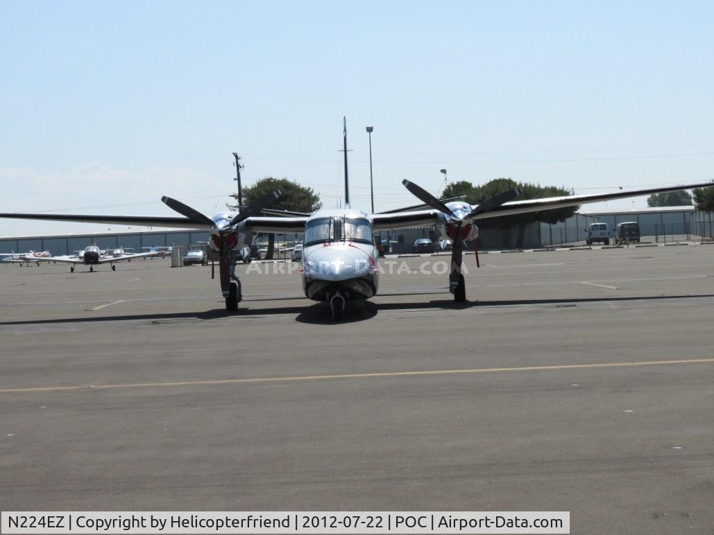 N224EZ, 1985 Gulfstream Aerospace 695B C/N 96206, Parked in transient parking