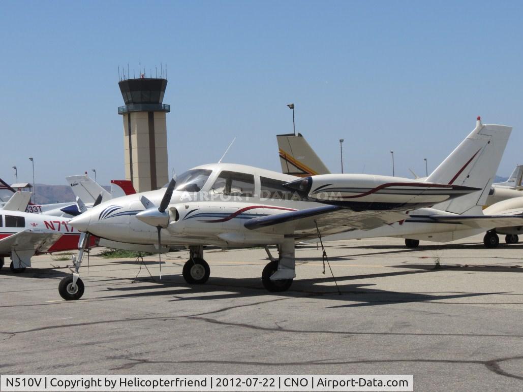 N510V, 1967 Cessna 310L C/N 310L-0113, Parked south east of the tower