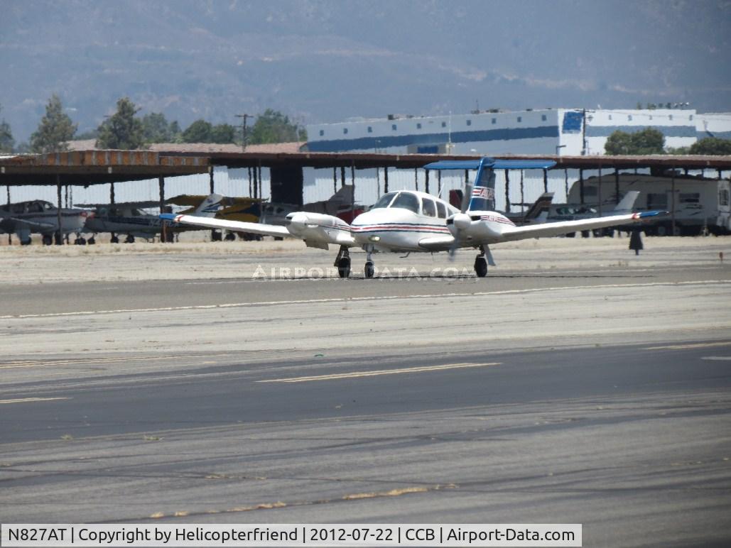N827AT, 2002 Piper PA-44-180 Seminole C/N 4496149, Landing on runway 24 and rolling out