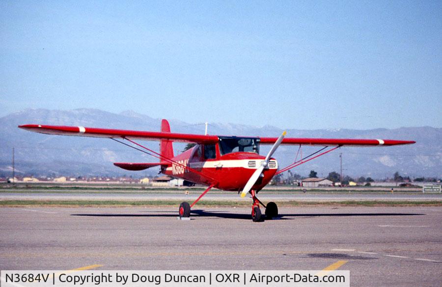 N3684V, 1948 Cessna 120 C/N 14960, Apparently, a landing gear modification has transpired, as Cessna 120s were taildraggers